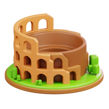Colosseum  3D Icon
