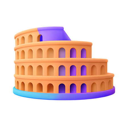 Colosseum  3D Icon