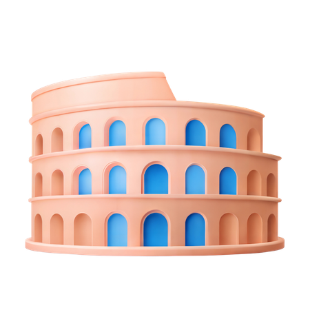 Colosseum Landmark  3D Icon