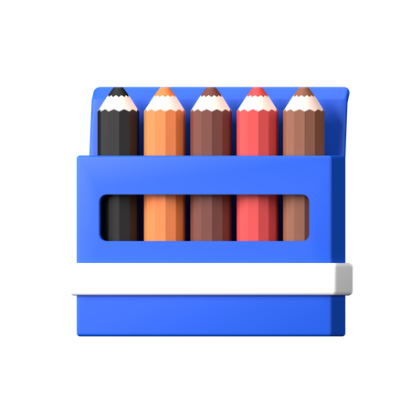 Colour Pencil  3D Icon