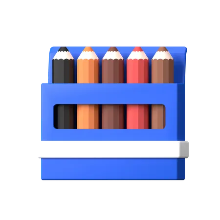 Colour Pencil  3D Icon