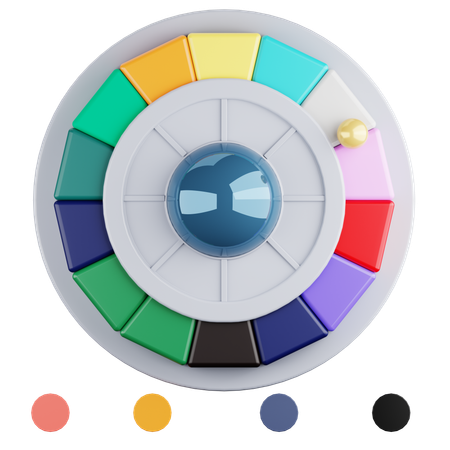 Colour Picker  3D Icon