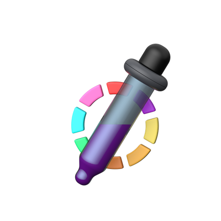 Colour Picker  3D Icon