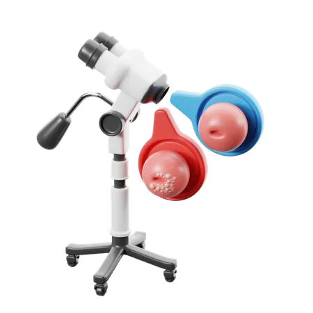 Colposcopy Check  3D Icon