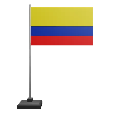 コロンビアの旗  3D Icon