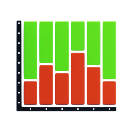 Column Chart  3D Icon