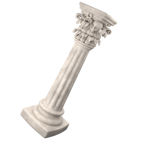 Columna corintia  3D Icon