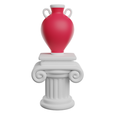 Columna griega  3D Icon