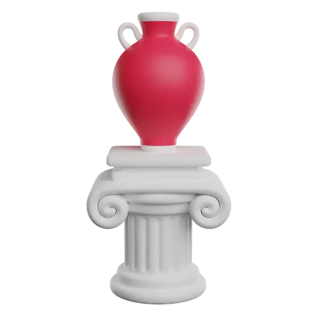 Columna griega  3D Icon