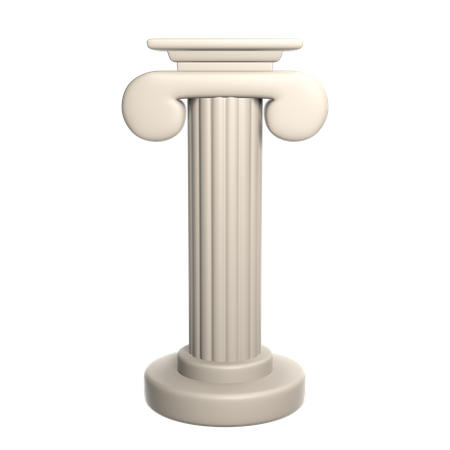 Columna histórica  3D Icon