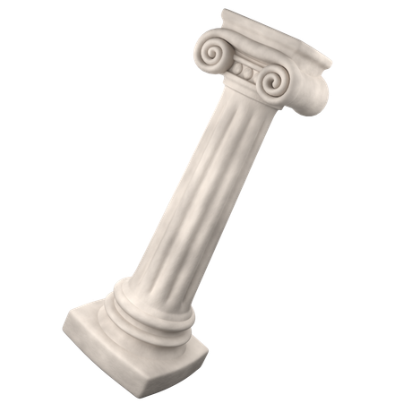 Columna iónica  3D Icon