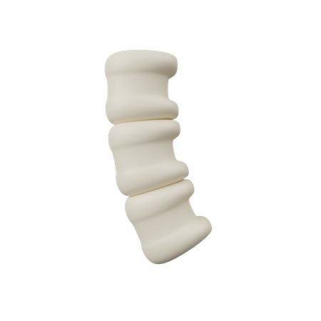 Columna vertebral  3D Icon