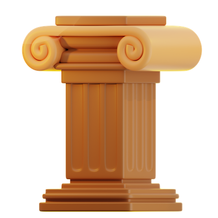 Columns  3D Icon