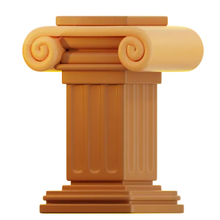 Columns  3D Icon