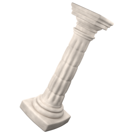 Coluna dórica  3D Icon