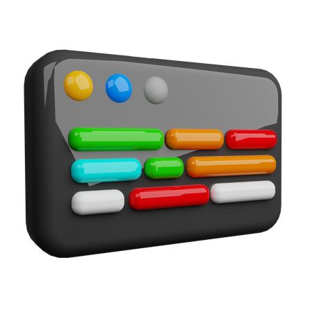 Comand Code  3D Icon