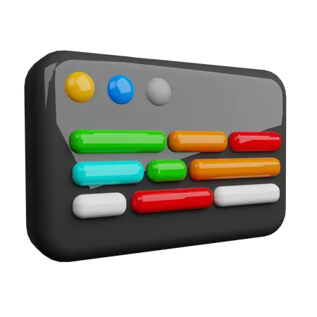 Comand Code  3D Icon