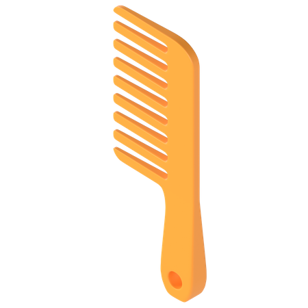 Comb  3D Illustration