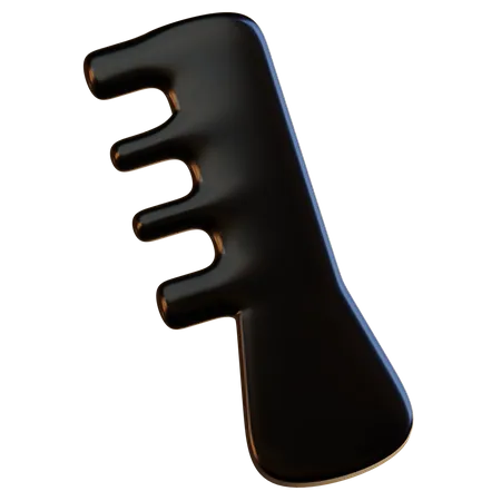 Comb  3D Illustration