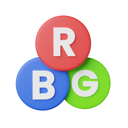 Combinação RGB  3D Icon