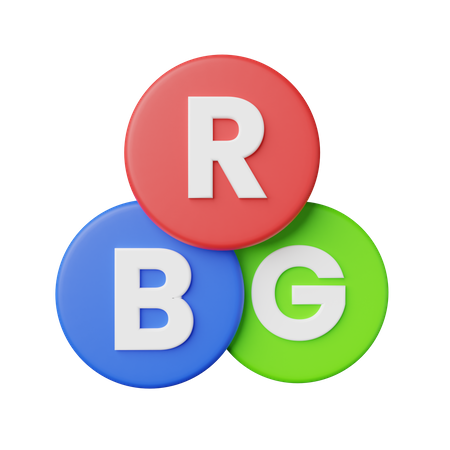 Combinaison RVB  3D Icon