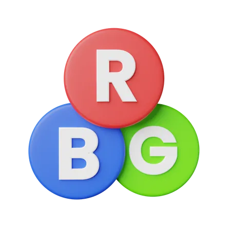 Combinaison RVB  3D Icon