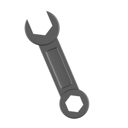 Combination Spanner  3D Icon
