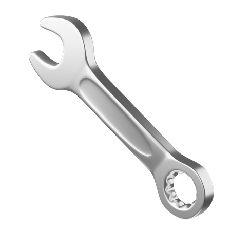 Combination Wrench  3D Illustration