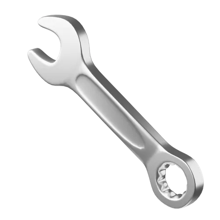 Combination Wrench 3D Illustration
