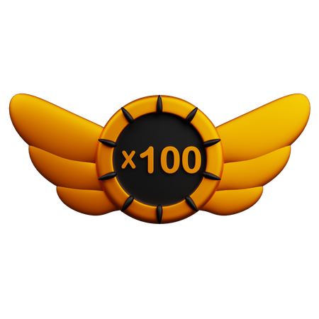 Combo 100 gewinnen  3D Icon