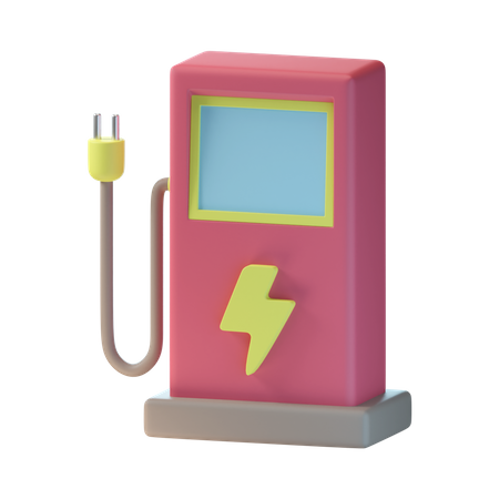 Combustible electrico  3D Icon