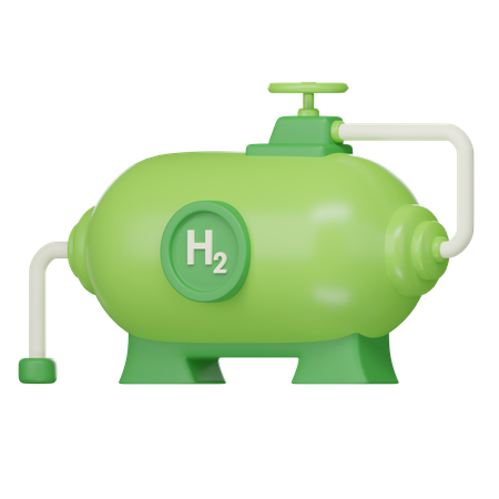 Combustible de hidrógeno  3D Icon