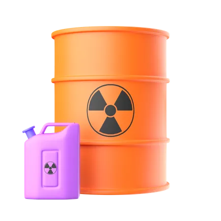 Combustible nucléaire  3D Icon