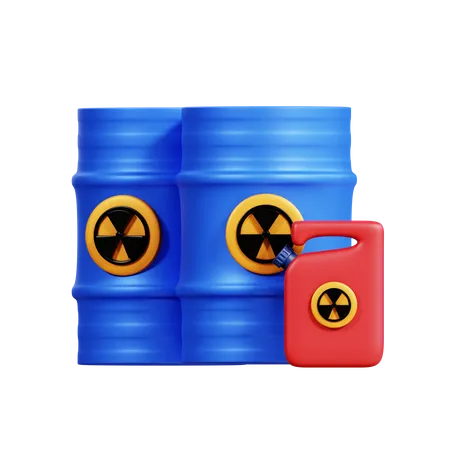 Combustible nucléaire  3D Icon