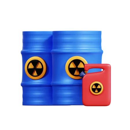 Combustible nuclear  3D Icon