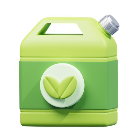 Combustible verde  3D Icon