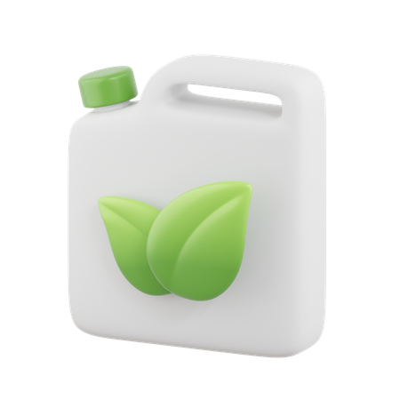 Combustible verde  3D Icon