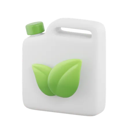 Combustible verde  3D Icon