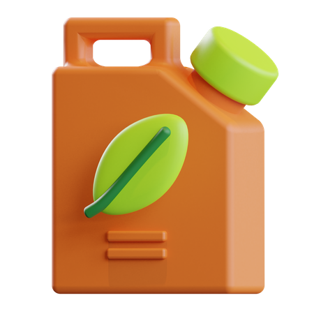 Combustible verde  3D Icon
