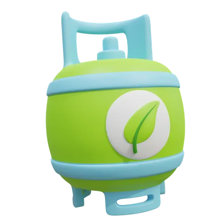 Combustible verde  3D Icon