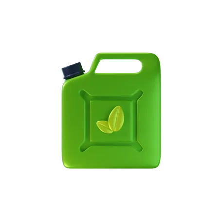 Combustible verde  3D Icon