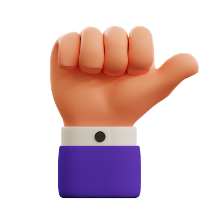 Come on hand gesture  3D Icon