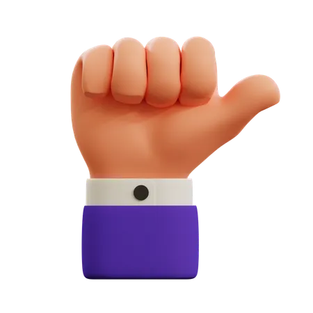 Come on hand gesture  3D Icon