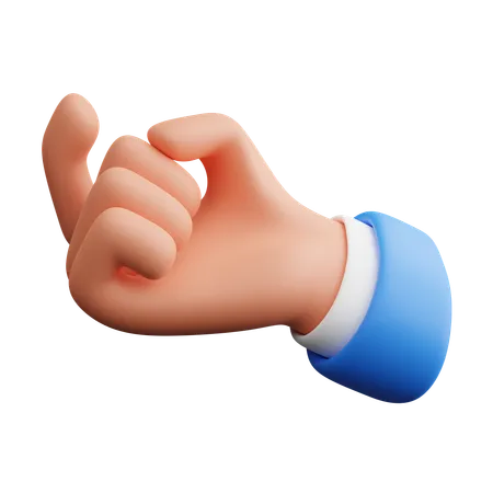 Come On Hand Gesture  3D Icon