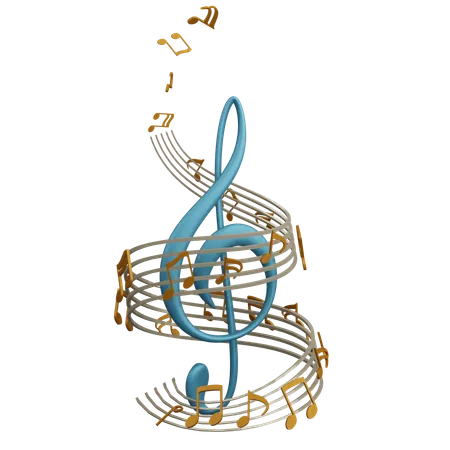 Musical  3D Icon