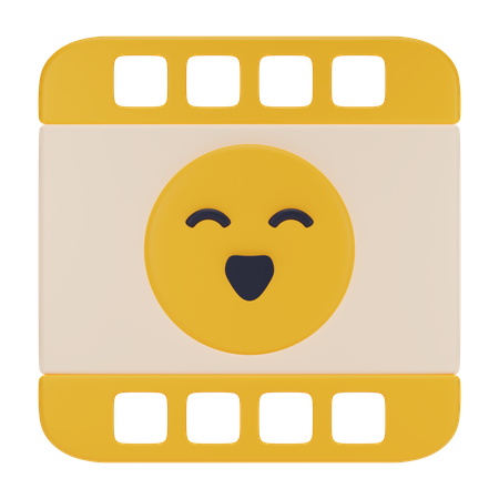 Comedy Movie  3D Icon