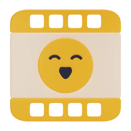 Comedy Movie  3D Icon