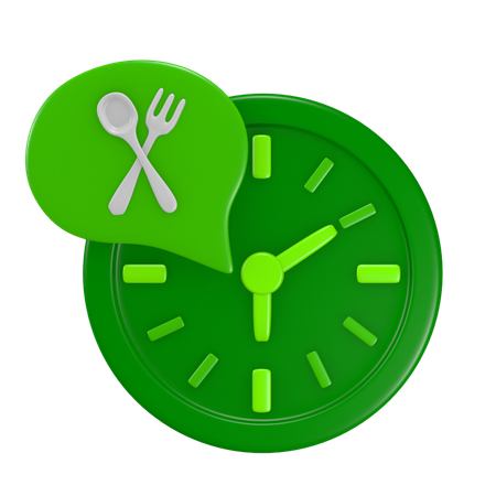 Hora de comer  3D Icon