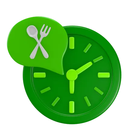 Hora de comer  3D Icon