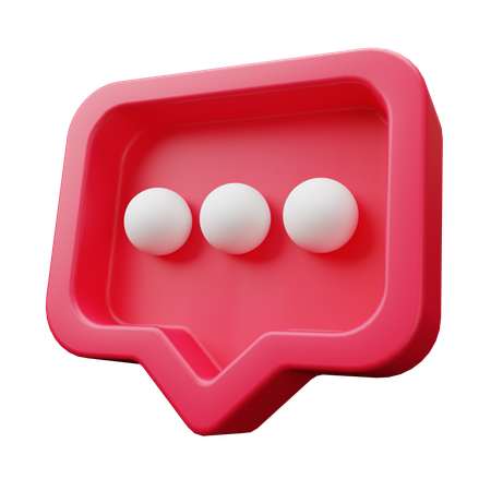 Comentario  3D Icon